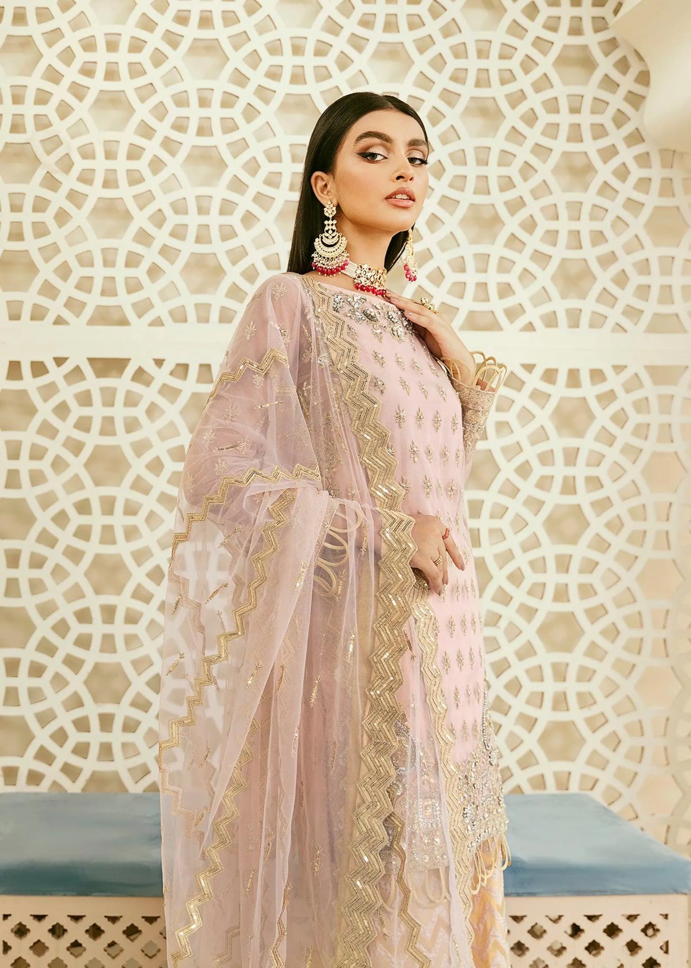 trendy modern street fashion dresses, plazo with short top embroidered, Pakistani designer aa